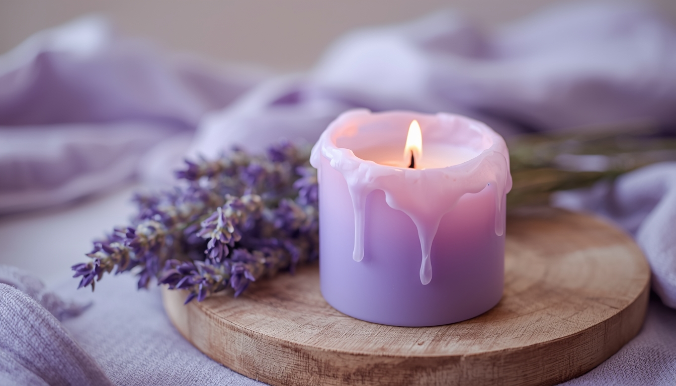Lavendel droom geurkaars van Bonesalive